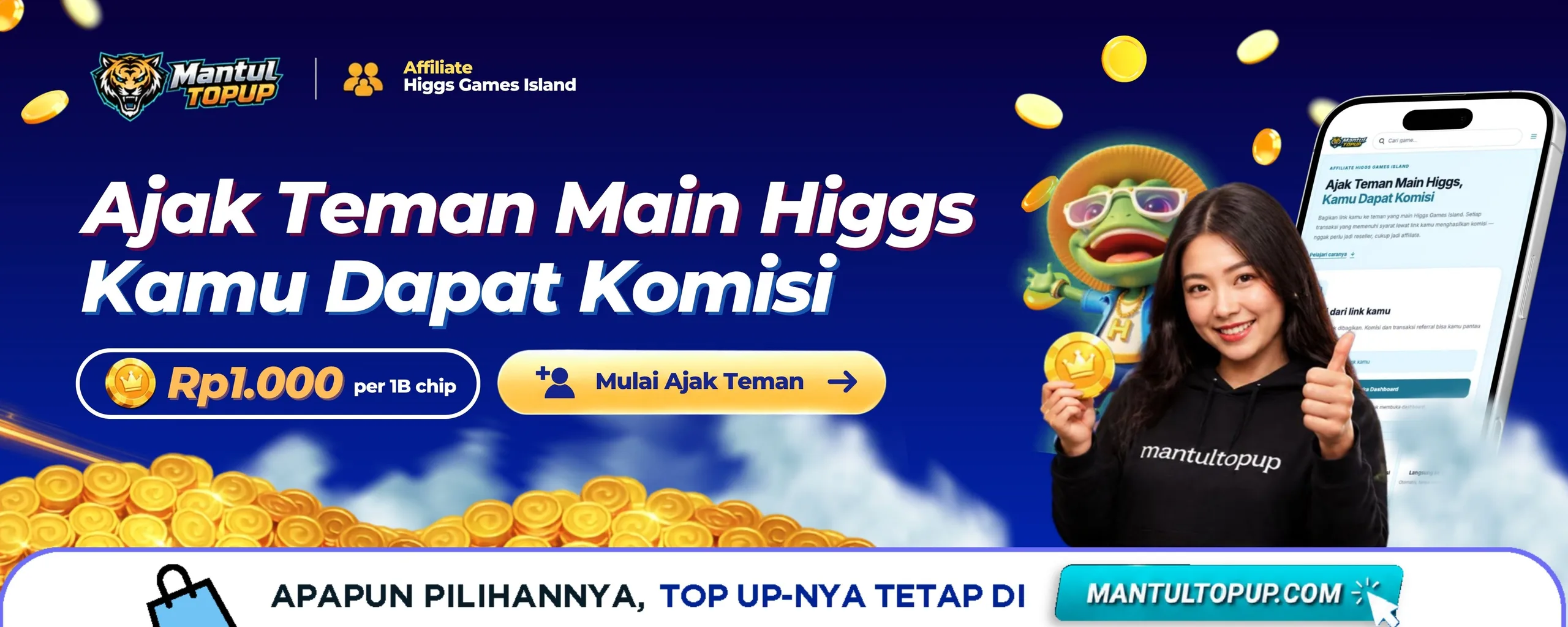 Affiliate Higgs Games Island
