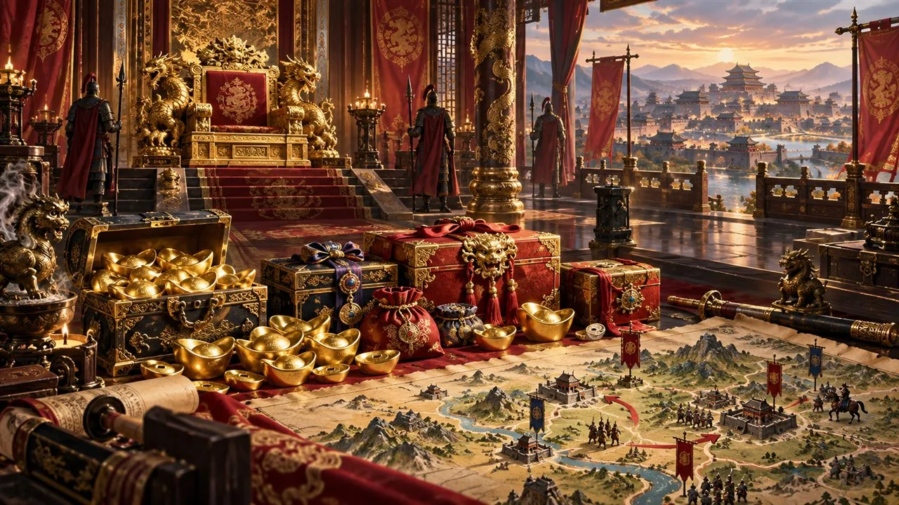 Ilustrasi Gold Be The King