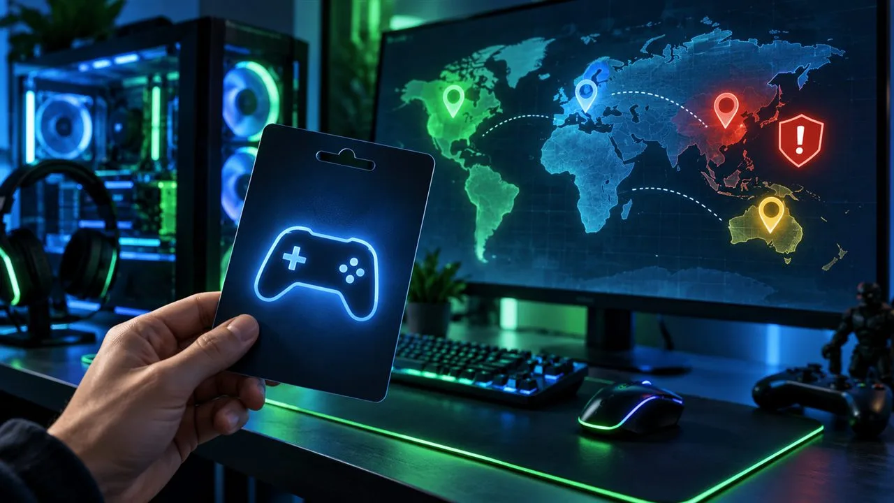 Panduan memilih Steam Wallet Gift Card sesuai region