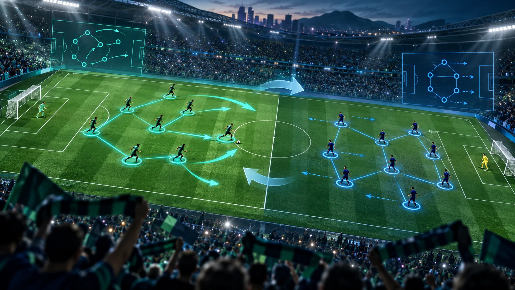 Ilustrasi Fluid Formations eFootball: Cara Membuat Formasi Menyerang dan Bertahan yang Seimbang
