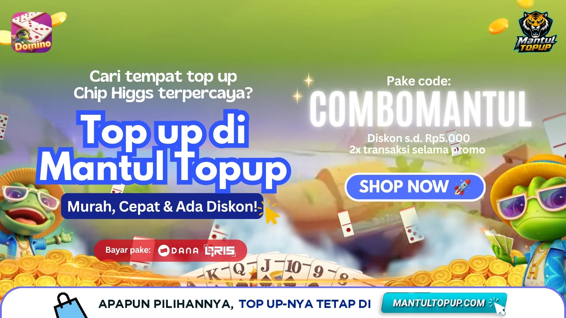 Promo Top Up Higgs Games Island Mantul Topup